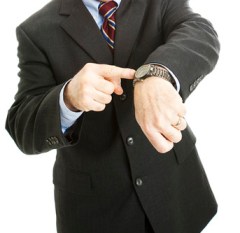 Impatient Businessman