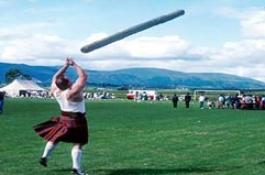 tossing the caber