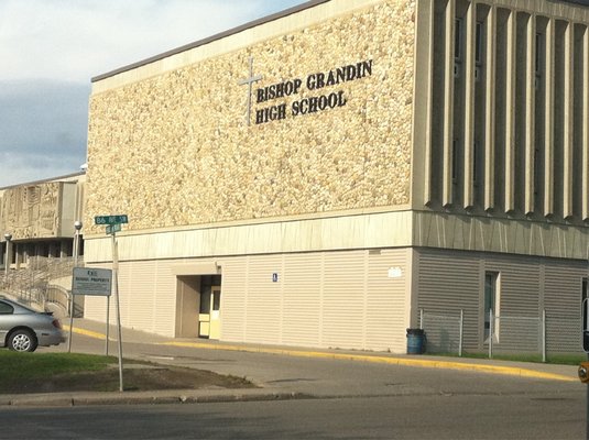 Bishop Grandin High School, 1 block from my street