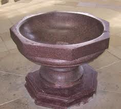 baptismal font